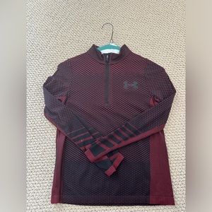 Perfect condition, Size S, UNDER ARMOUR  Heat Gear 3/4 zip long sleeve shirt